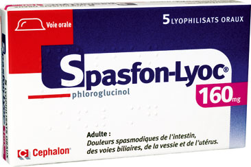 Spasfon-Lyoc : un dosage à 160 mg