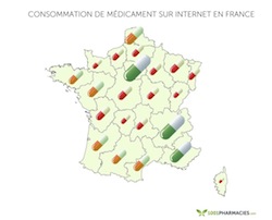 Où habitent les consommateurs de médicaments on-line?