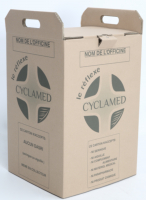 Un carton Cyclamed plus petit et plus costaud