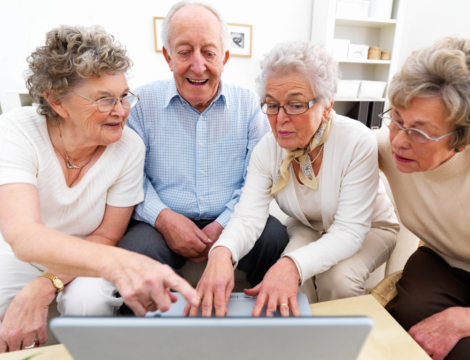Les seniors accros au net