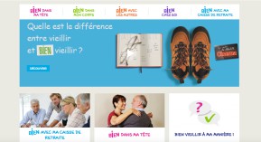 Pour bien vieillir : un site internet et des brochures