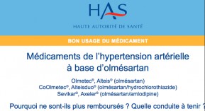 Olmésartan : une fiche  » Bon usage  » de la HAS