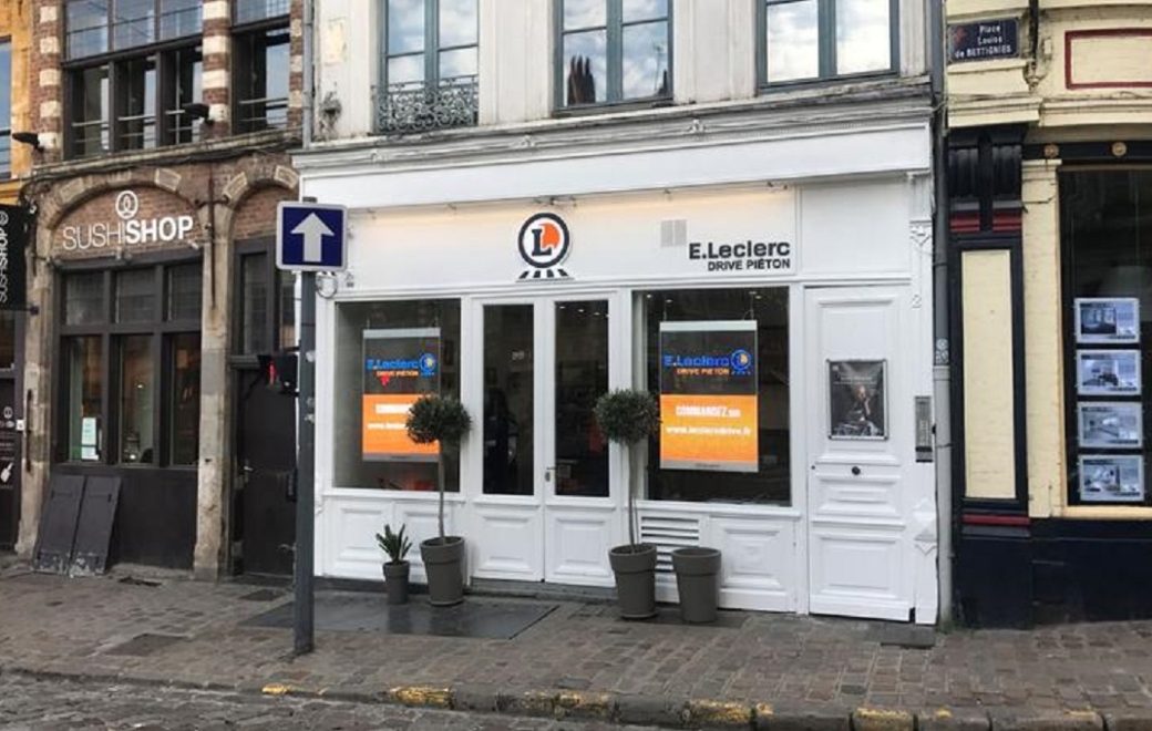 E. Leclerc teste le drive piéton