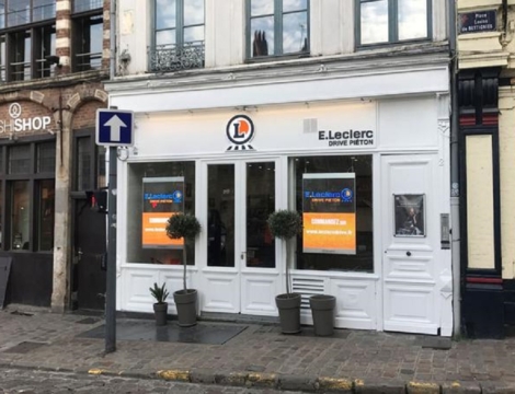 E. Leclerc teste le drive piéton