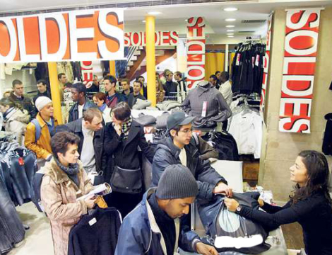 Le trafic piéton en baisse à Paris