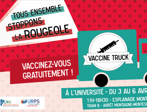 Rougeole : vaccin gratuit à Bordeaux et Poitiers