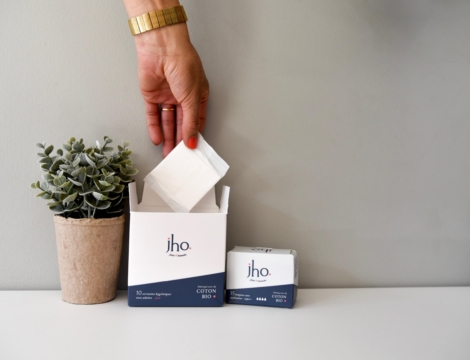 JHO : tampons et serviettes hygiéniques bio, par abonnement