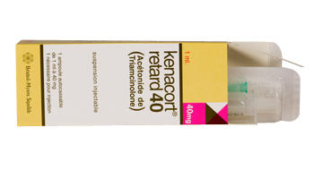 Kenacort Retard : arrêt de commercialisation fin Juillet