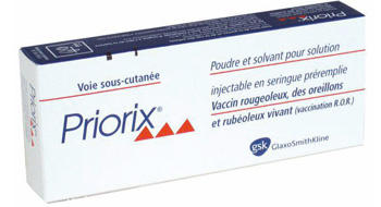 MMRVAXPRO et Priorix : RTU chez les nourrissons de 6 à 8 mois révolus