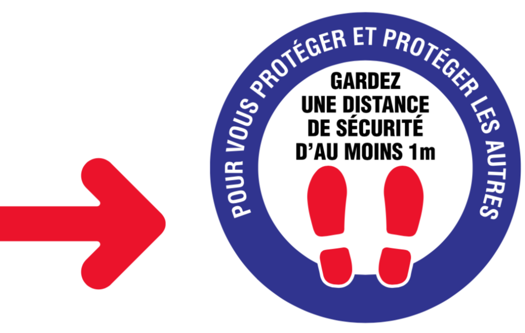 La signalétique relative à la Covid-19 a des conséquences directes sur la fréquentation des enseignes