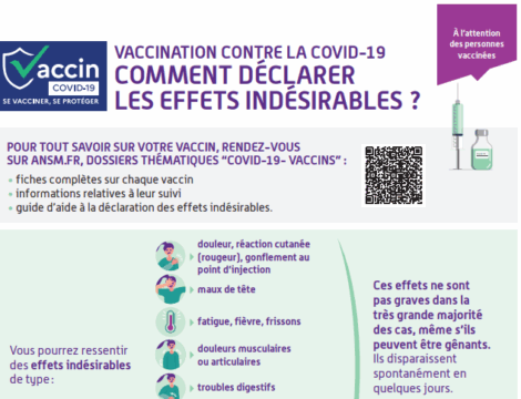Vaccination Covid-19 : l’ANSM propose des affiches d’information