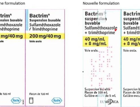 Bactrim suspension buvable : mise à disposition d’une nouvelle formulation