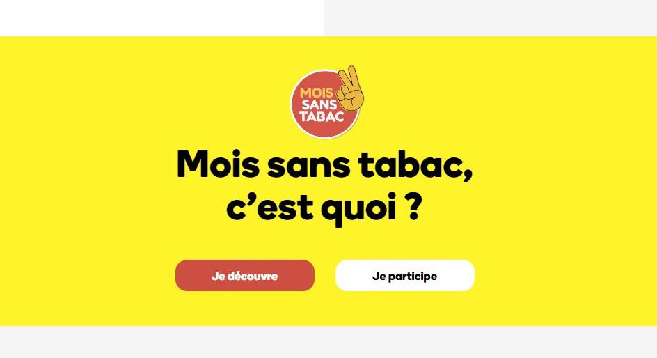 Mois sans tabac : demandez les outils !