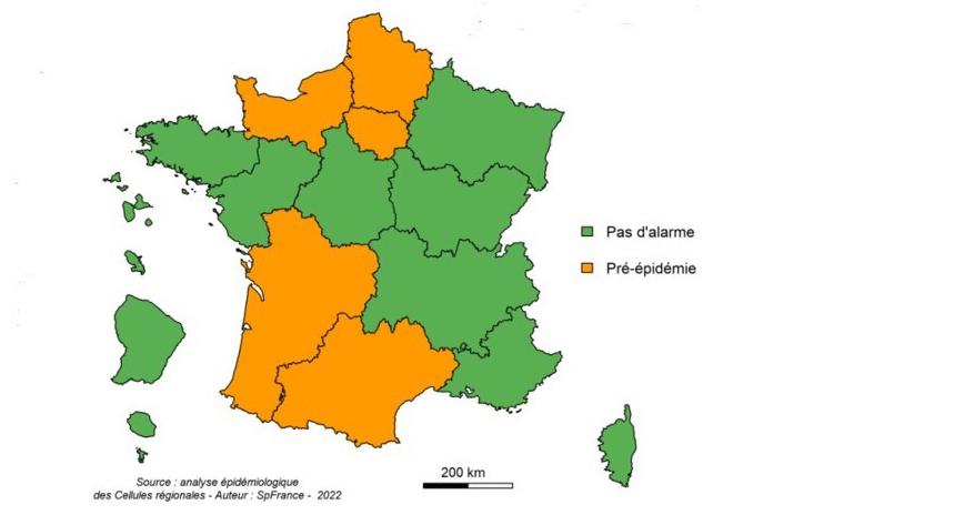 Bronchiolite : 5 régions en phase pré-épidémique