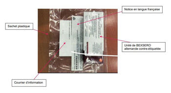 Bexsero : des doses venues d’Allemagne