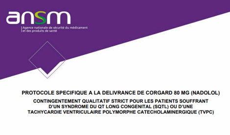 Délivrance de Corgard : mise en place d’un protocole spécifique