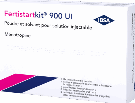 Fertistartkit 900 UI : hyperstimulation ovarienne multidose