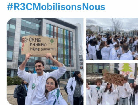 Mobilisation du 21 novembre : lieux, actions, les étudiants en pharmacie dans la manif