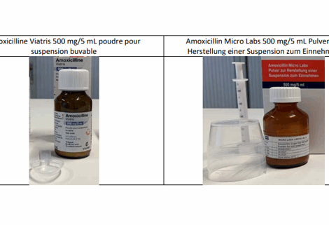 Amoxicilline Viatris 500 mg/5 ml sirop : l’Allemagne à la rescousse