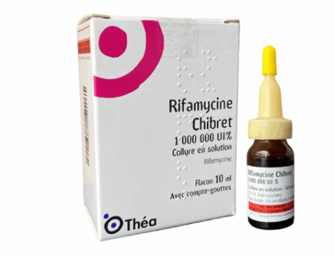 Collyre Rifamycine Chibret 1000 000 UI pour cent : rupture de stock et dépannage