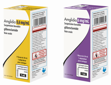 Amglidia : glibenclamide en suspension buvable