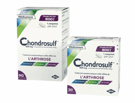 Chondrosulf 800 mg : nouveau dosage, indication élargie