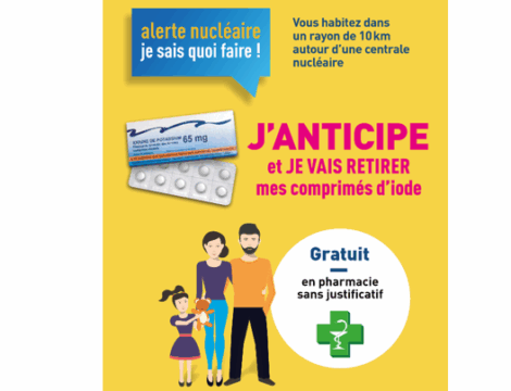 Distribution de comprimés d’iode : nouvelle campagne