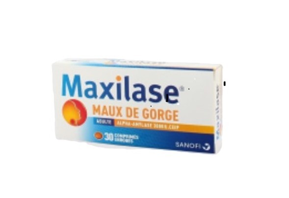 Maxilase comprimés : retrait de lots