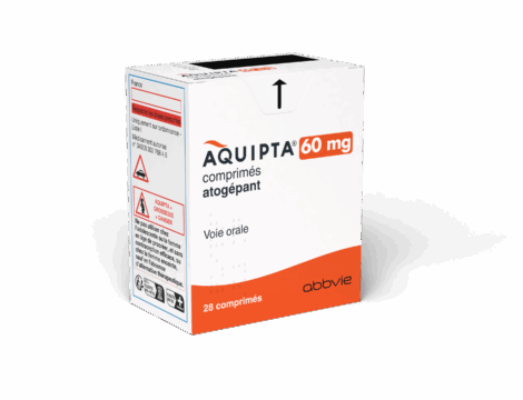 Aquipta, prophylaxie antimigraineuse