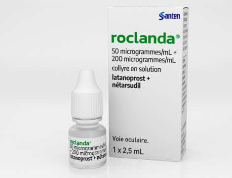 Roclanda, collyre contre le glaucome
