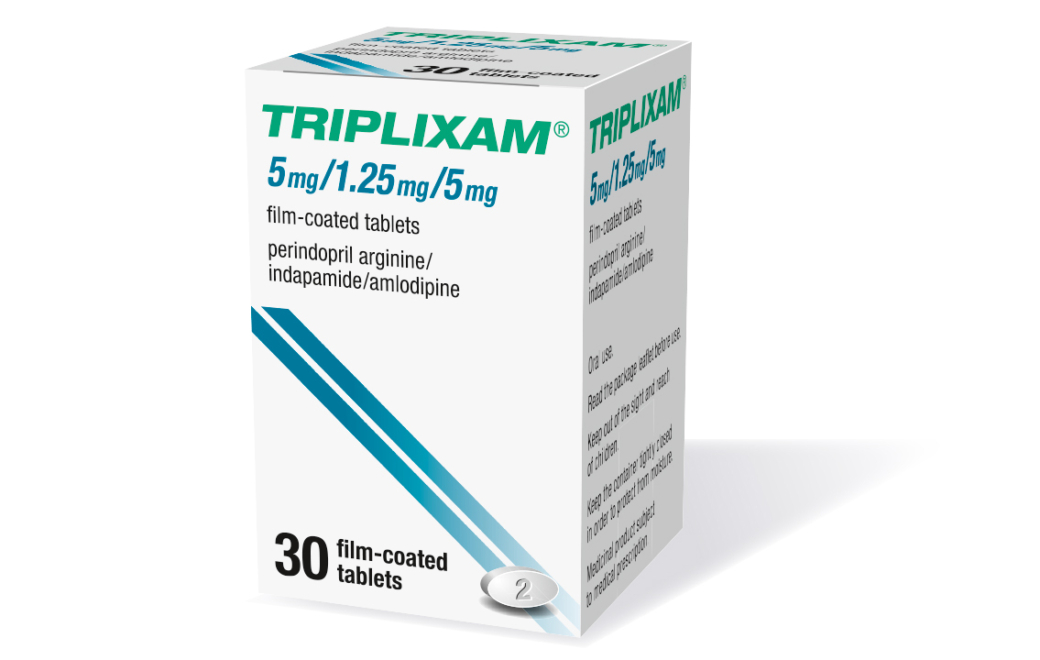 Triplixam : association triple antihypertensive