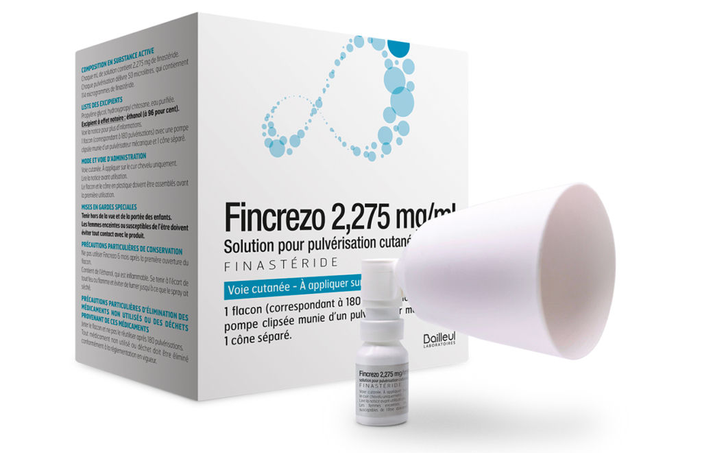 Fincrezo, du finastéride antichute en spray