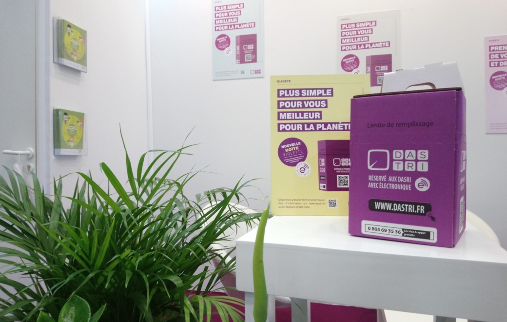 Recyclage : les injecteurs Skyrizi passent à la boîte violette de Dastri