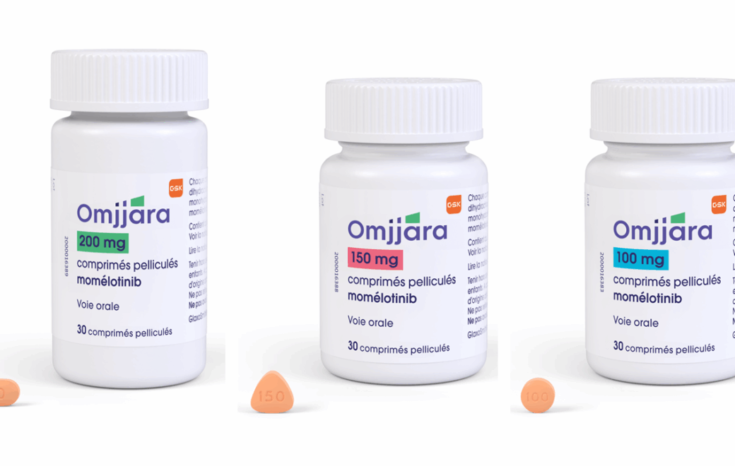 Omjjara, traitement de la splénomégalie dans la myélofibrose